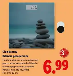 Lidl Cien Beauty Bilancia pesapersone offerta