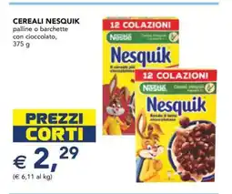 Esselunga CEREALI NESQUIK offerta