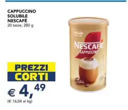 Esselunga Cappuccino Solubile Nescafé offerta