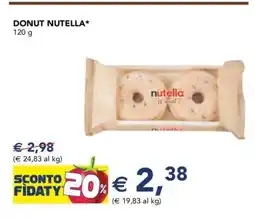 Esselunga DONUT NUTELLA offerta