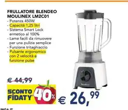 Esselunga FRULLATORE BLENDEO MOULINEX LM2C01 offerta