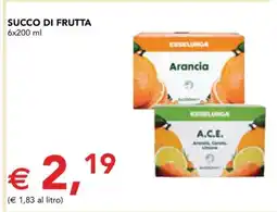 Esselunga SUCCO DI FRUTTA offerta