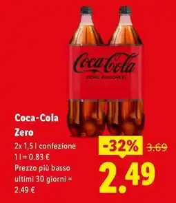 Lidl Coca Cola Zero offerta