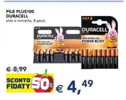 Esselunga PILE PLUS100 DURACELL offerta