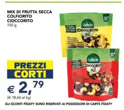 Esselunga Mix di Frutta Secca Colfiorito Cioccorito offerta