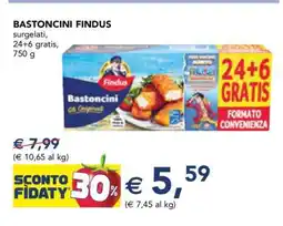 Esselunga BASTONCINI FINDUS offerta