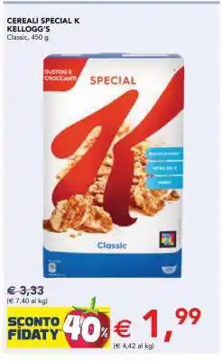 Esselunga Cereali Special K Kellogg's offerta