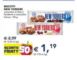 Esselunga BISCOTTI NEW YORKERS offerta