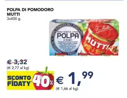 Esselunga POLPA DI POMODORO MUTTI offerta