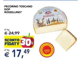 Esselunga Pecorino Toscano DOP Rossellino offerta