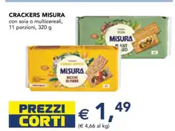 Esselunga CRACKERS MISURA offerta