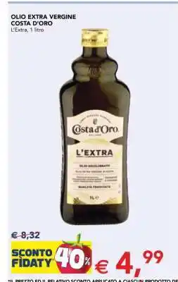 Esselunga Olio Extra Vergine Costa D'Oro offerta