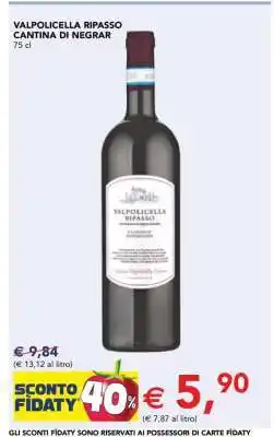 Esselunga VALPOLICELLA RIPASSO CANTINA DI NEGRAR offerta