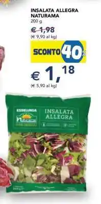 Esselunga INSALATA ALLEGRA NATURAMA offerta