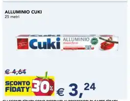 Esselunga ALLUMINIO CUKI offerta