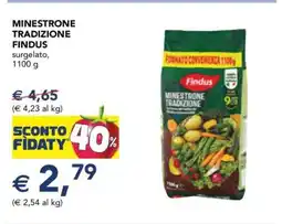 Esselunga MINESTRONE TRADIZIONE FINDUS offerta