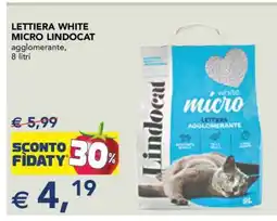 Esselunga LETTIERA WHITE MICRO LINDOCAT offerta