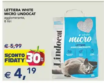 Esselunga LETTIERA WHITE MICRO LINDOCAT offerta