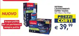 Esselunga SISTEMA LAVAPAVIMENTI H2PRO VILEDA offerta
