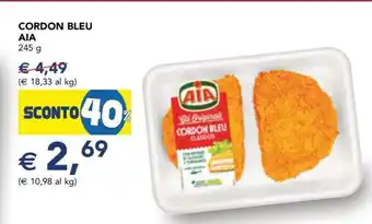 Esselunga CORDON BLEU AIA offerta