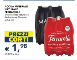 Esselunga Acqua Minerale Naturale Ferrarelle offerta