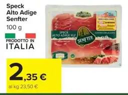Carrefour Speck Alto Adige Senfter offerta