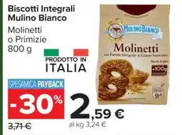 Carrefour Biscotti integrali MULINO BIANCO offerta