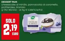 Pam Dessert PAM offerta