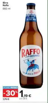 Carrefour Birra Raffo offerta