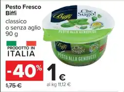 Carrefour Pesto Fresco Biffi offerta