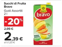 Carrefour Succhi di Frutta Bravo offerta
