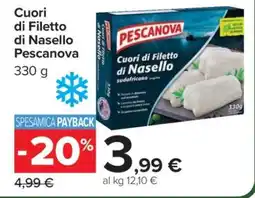 Carrefour Cuori di Filetto di Nasello Pescanova offerta
