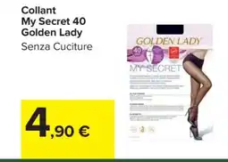 Carrefour Collant My Secret 40 Golden Lady offerta