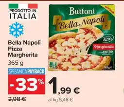 Carrefour Bella Napoli Pizza Margherita offerta