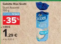 Carrefour Gallette Riso Scotti offerta