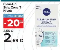 Carrefour Clear-Up Strip Zona T Nivea offerta