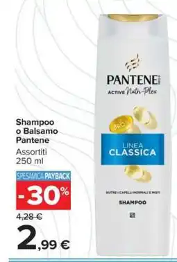 Carrefour Pantene Shampoo o Balsamo offerta