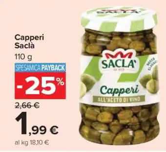 Carrefour Capperi Saclà offerta
