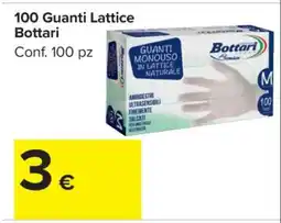 Carrefour 100 Guanti Lattice Bottari offerta