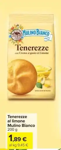 Carrefour Tenerezze al limone Mulino Bianco offerta