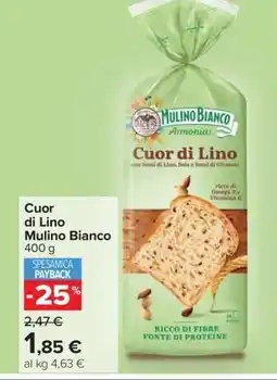 Carrefour Cuor di Lino Mulino Bianco offerta