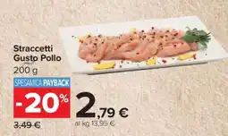 Carrefour Straccetti Gusto Pollo offerta
