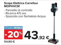 Carrefour Scopa Elettrica Carrefour MOPHVCM offerta