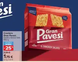 Carrefour CRACKERS GRAN PAVESI offerta