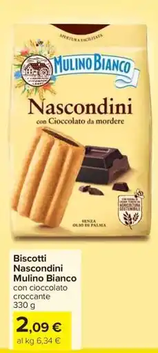 Carrefour Biscotti Nascondini Mulino Bianco offerta