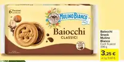 Carrefour Baiocchi snack MULINO BIANCO offerta