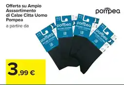 Carrefour Calze Citta Uomo Pompea offerta