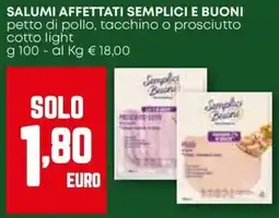 Pam Salumi affettati SEMPLICI E BUONI offerta