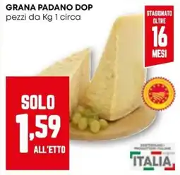 Pam Grana padano DOP offerta