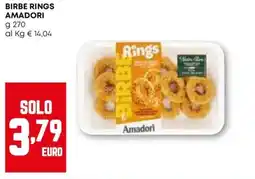 Pam Birbe rings AMADORI offerta